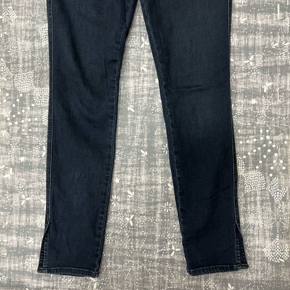 J Brand Dark Denim Jeans with Side Buttons - Picture 4 of 6